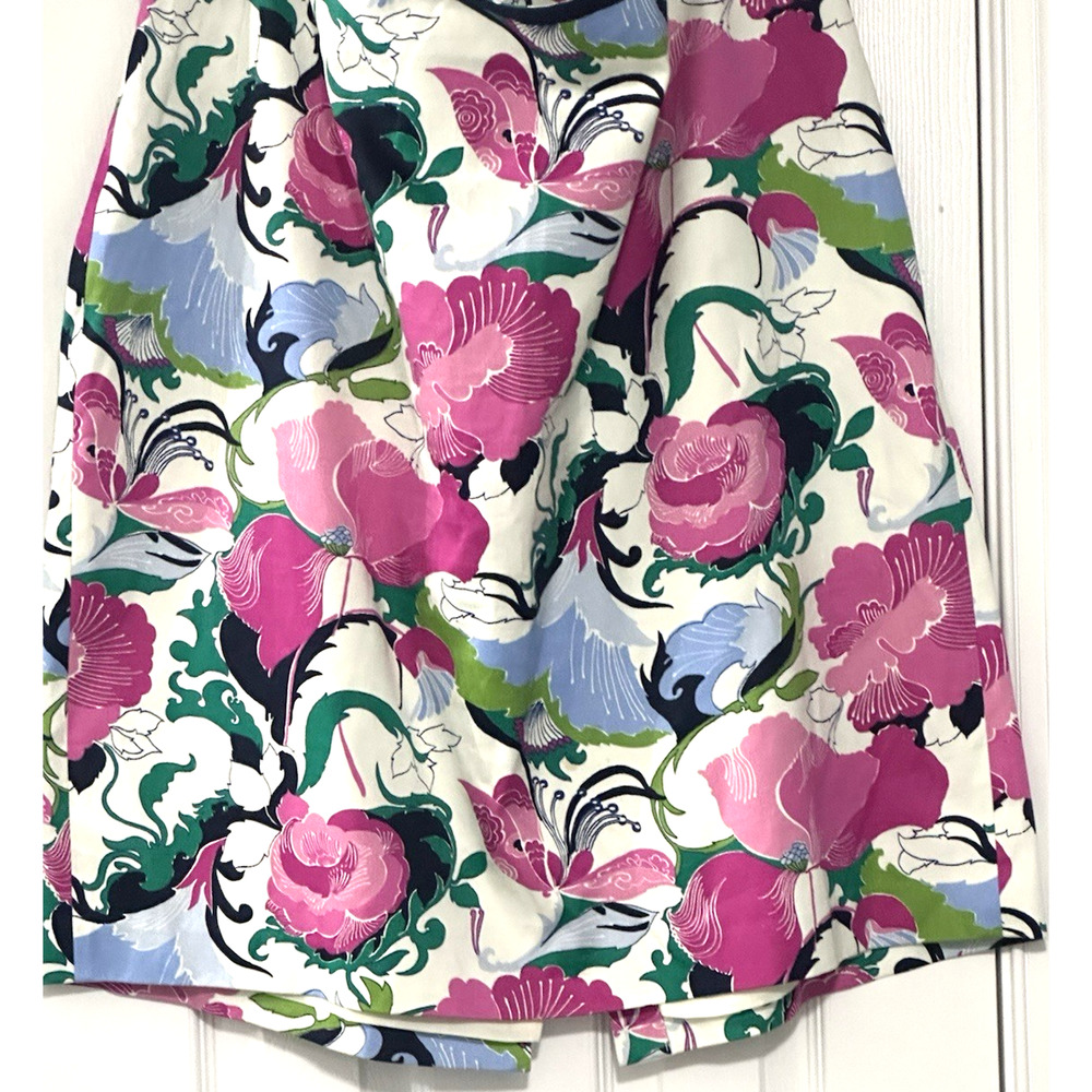 Talbots Women Skirt Plus‎ Size 22W Floral Print Twill Cotton Straight Cut - Picture 16 of 16